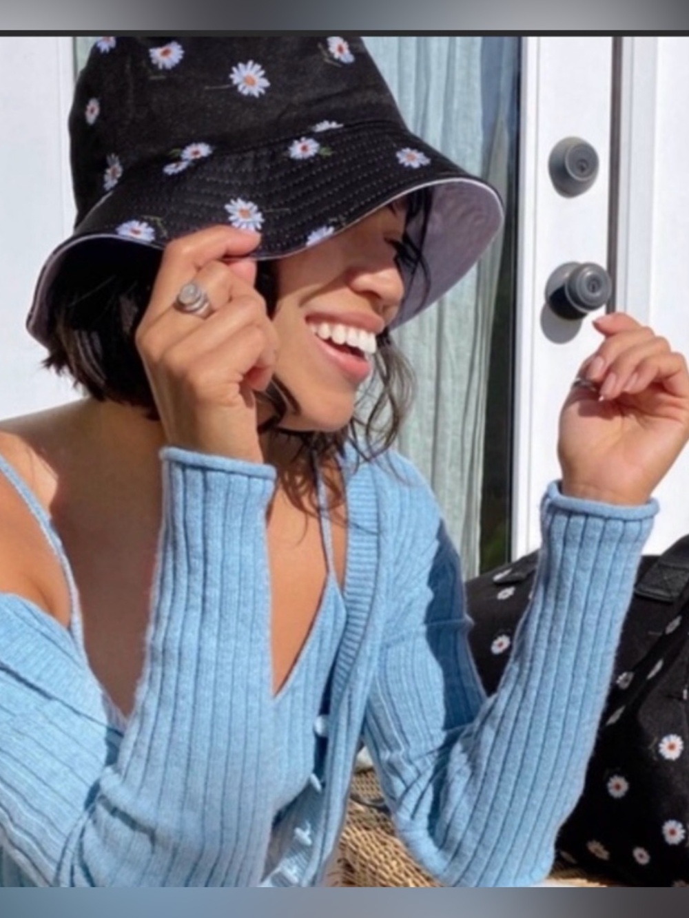 Alice & Olivia Reversible Bucket Hat